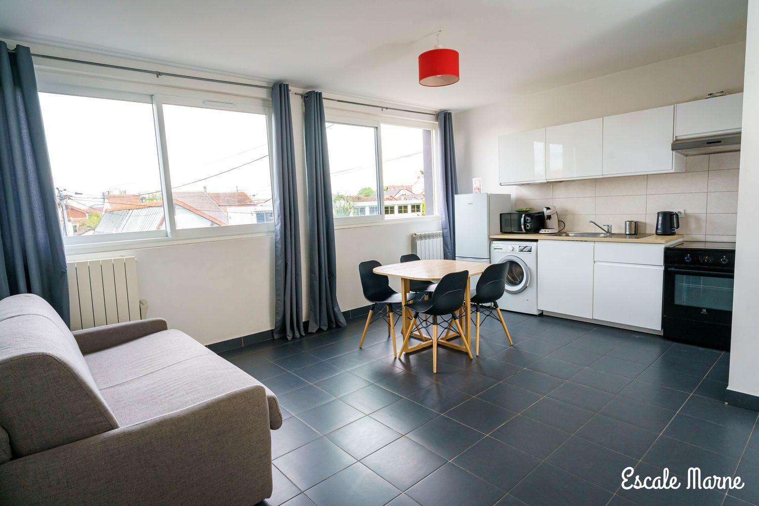Escale-Marne Fr - 202 - Free Parking - Free Luggage Storage - All Equipped - Linen Included - Washing Machine - 10Mn Walk Metro 8 - Rer A - Panoramic View - From 1 To 14 Guests Maisons-Alfort Quarto foto