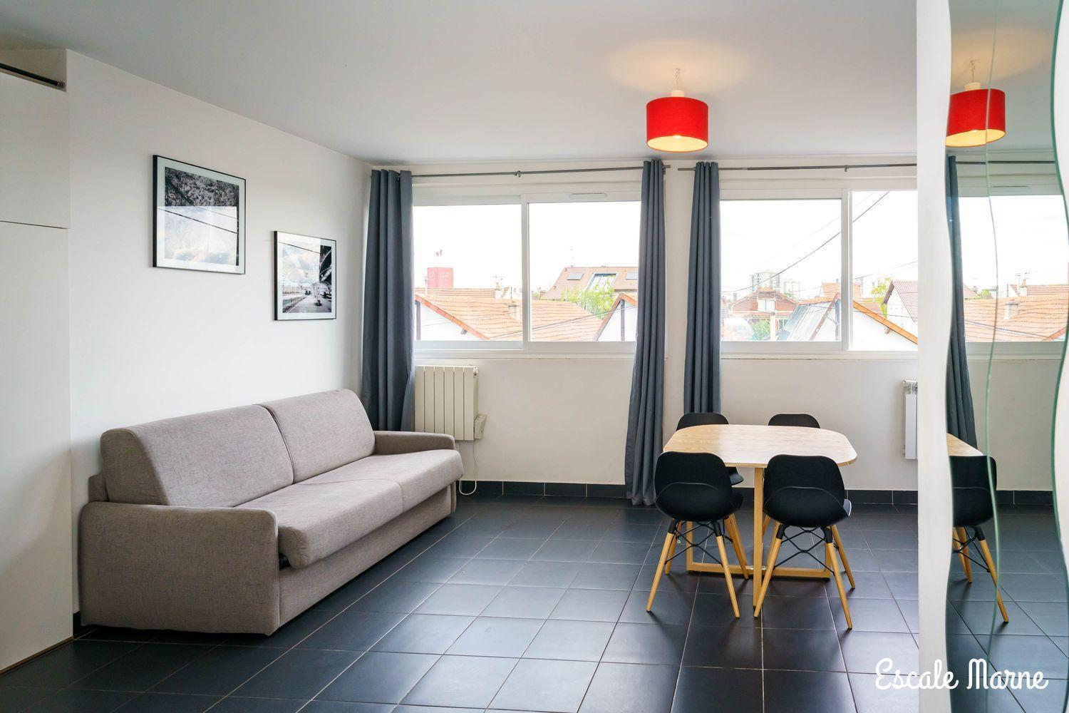 Escale-Marne Fr - 202 - Free Parking - Free Luggage Storage - All Equipped - Linen Included - Washing Machine - 10Mn Walk Metro 8 - Rer A - Panoramic View - From 1 To 14 Guests Maisons-Alfort Quarto foto